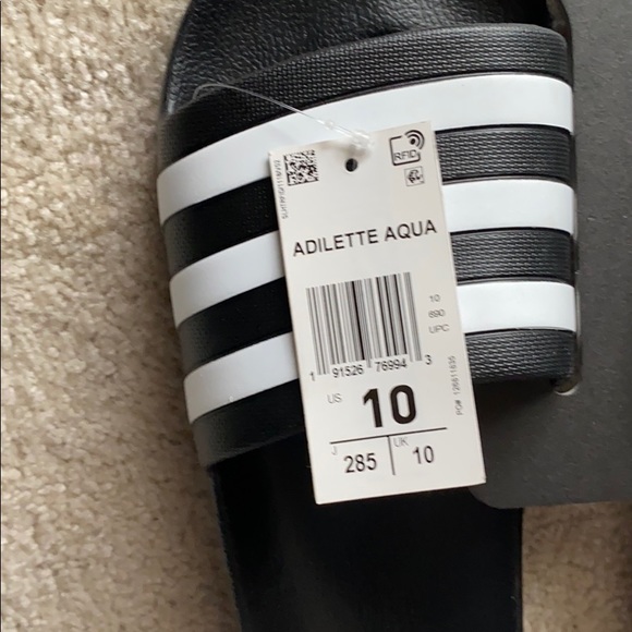 LAST 1 - NEW Adidas Adilette slides size 10 - unisex - Picture 5 of 9